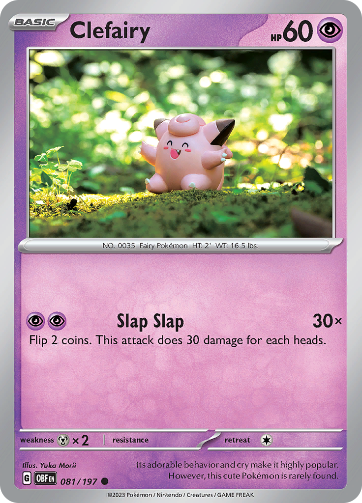 Clefairy (081/197) [Scarlet & Violet: Obsidian Flames] | Pegasus Games WI