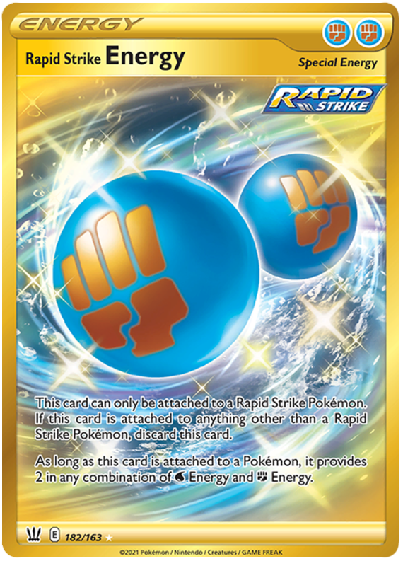 Rapid Strike Energy (182/163) [Sword & Shield: Battle Styles] | Pegasus Games WI