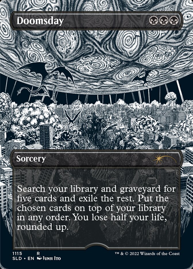 Doomsday (Borderless Etched Foil) [Secret Lair Drop Series] | Pegasus Games WI