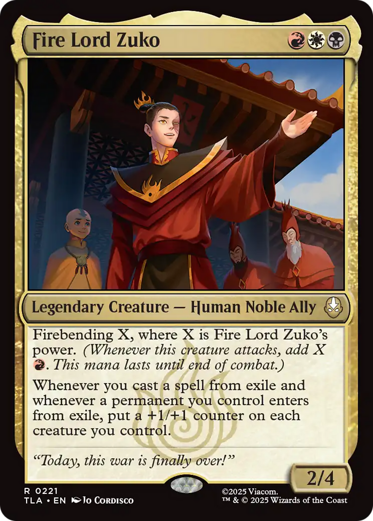 Fire Lord Zuko [Avatar: The Last Airbender] | Pegasus Games WI