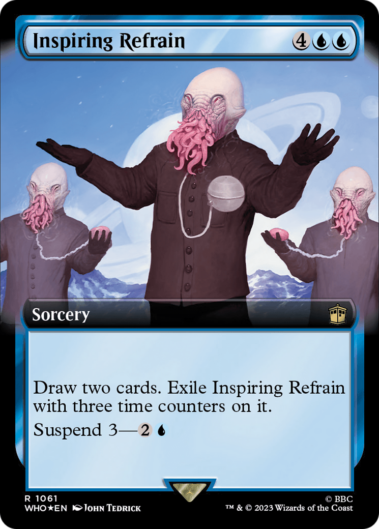 Inspiring Refrain (Extended Art) (Surge Foil) [Doctor Who] | Pegasus Games WI