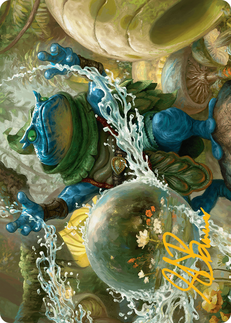 Pond Prophet Art Card (Gold-Stamped Signature) [Bloomburrow Art Series] | Pegasus Games WI