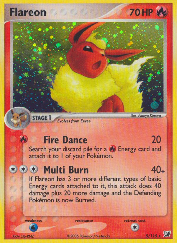 Flareon (5/115) [EX: Unseen Forces] | Pegasus Games WI