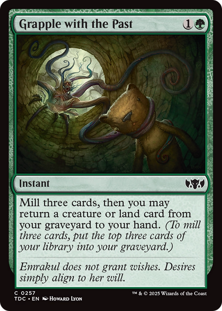 Grapple with the Past [Tarkir: Dragonstorm Commander] | Pegasus Games WI