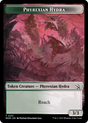 Elemental (2) // Phyrexian Hydra (11) Double-Sided Token [March of the Machine Tokens] | Pegasus Games WI