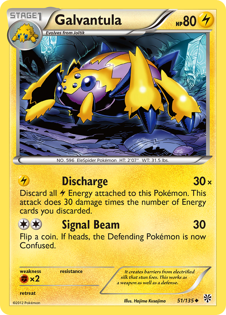 Galvantula (51/135) [Black & White: Plasma Storm] | Pegasus Games WI