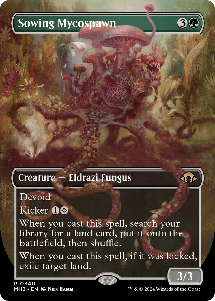 Sowing Mycospawn (Borderless) [Modern Horizons 3] | Pegasus Games WI