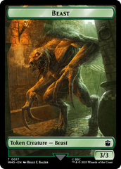 Soldier // Beast Double-Sided Token [Doctor Who Tokens] | Pegasus Games WI