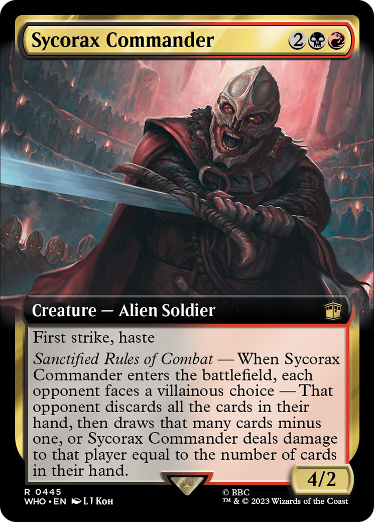 Sycorax Commander (Extended Art) [Doctor Who] | Pegasus Games WI