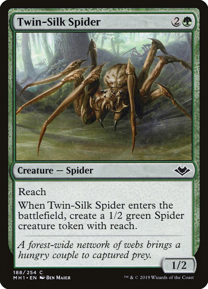Twin-Silk Spider [Modern Horizons] | Pegasus Games WI