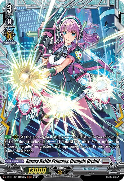 Aurora Battle Princess, Crumple Orchid (D-BT06/FR16EN) [Blazing Dragon Reborn] | Pegasus Games WI