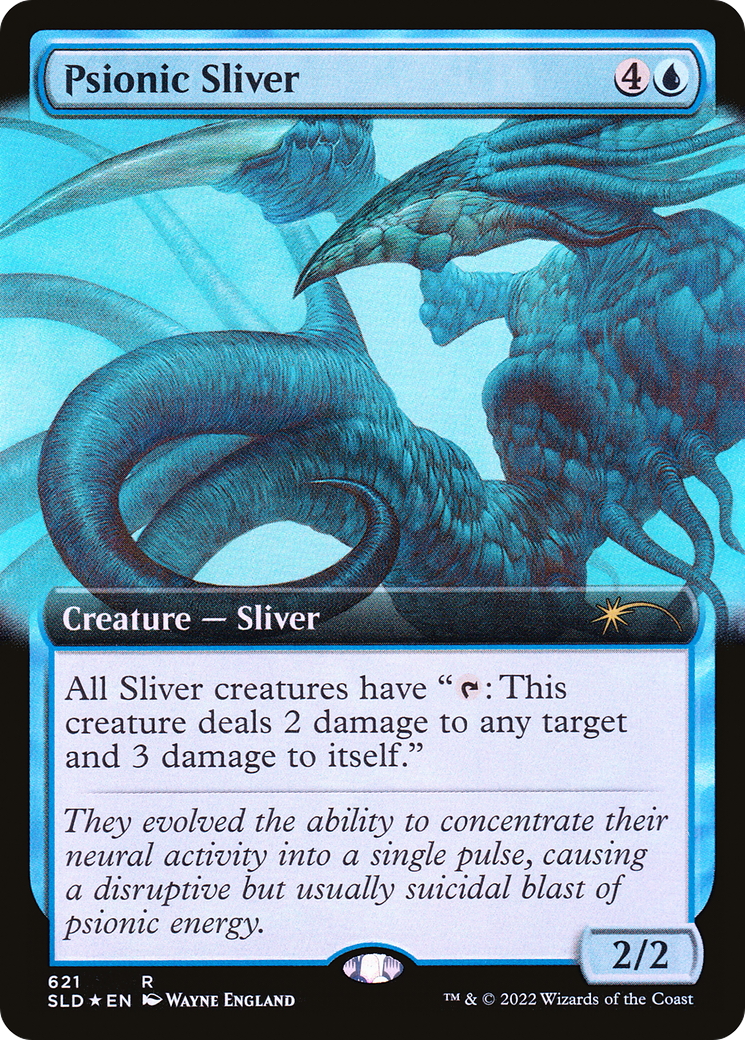 Psionic Sliver (Extended Art) [Secret Lair Drop Promos] | Pegasus Games WI