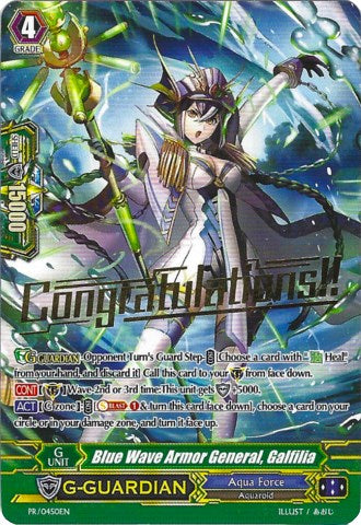 Blue Wave Armor General, Galfilia (PR/0450EN) [Promo Cards] | Pegasus Games WI