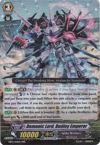 Demonic Lord, Dudley Emperor (EB03/001EN) [Cavalry of Black Steel] | Pegasus Games WI