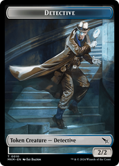 Detective // Dog Double-Sided Token [Murders at Karlov Manor Tokens] | Pegasus Games WI