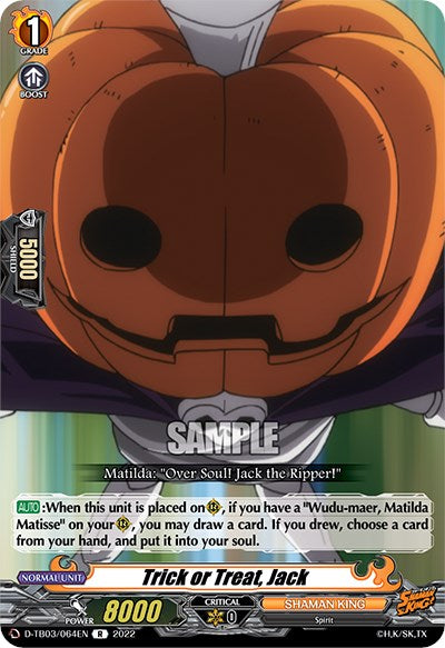 Trick or Treat, Jack (D-TB03/064EN) [Shaman King] | Pegasus Games WI