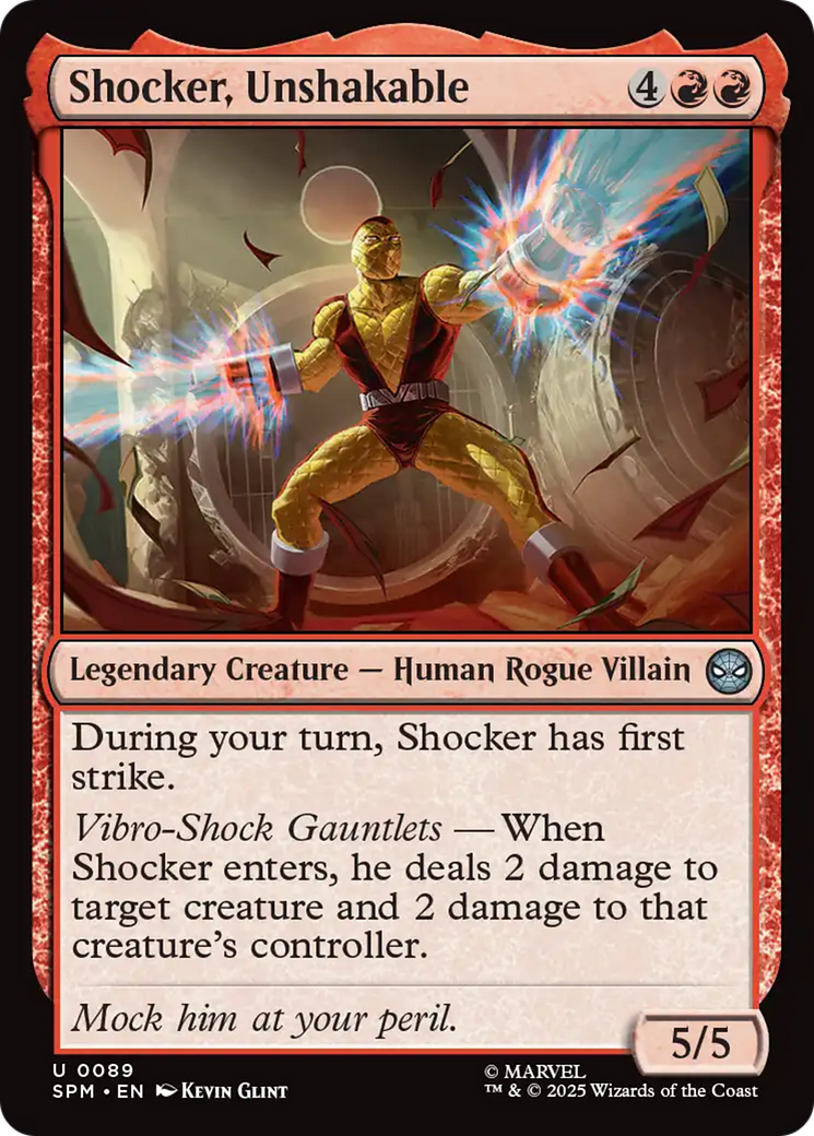 Shocker, Unshakable [Marvel's Spider-Man] | Pegasus Games WI