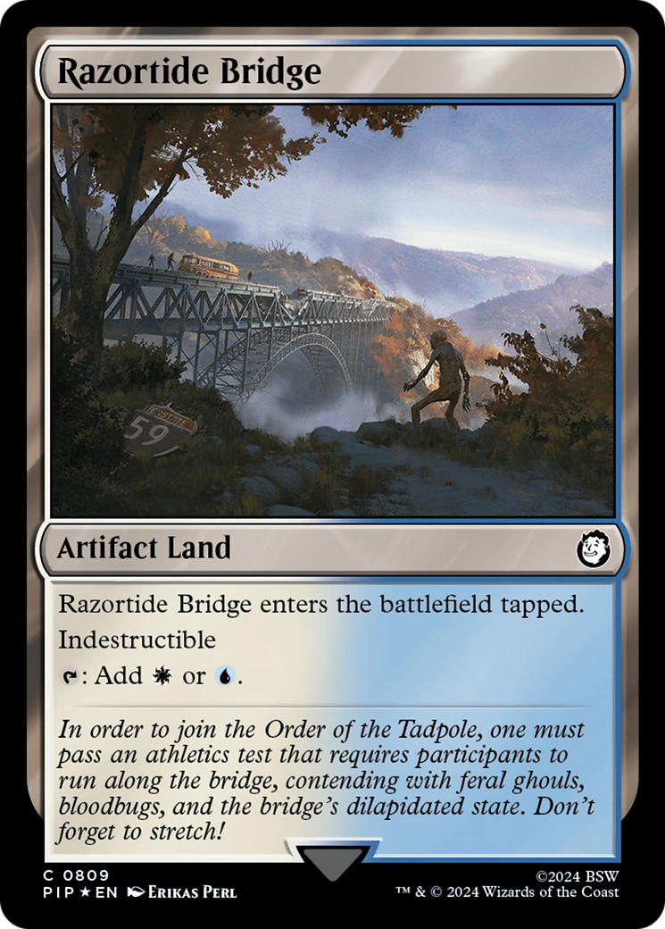 Razortide Bridge (Surge Foil) [Fallout] | Pegasus Games WI
