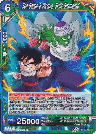 Son Gohan & Piccolo, Skills Sharpened (BT10-147) [Rise of the Unison Warrior 2nd Edition] | Pegasus Games WI