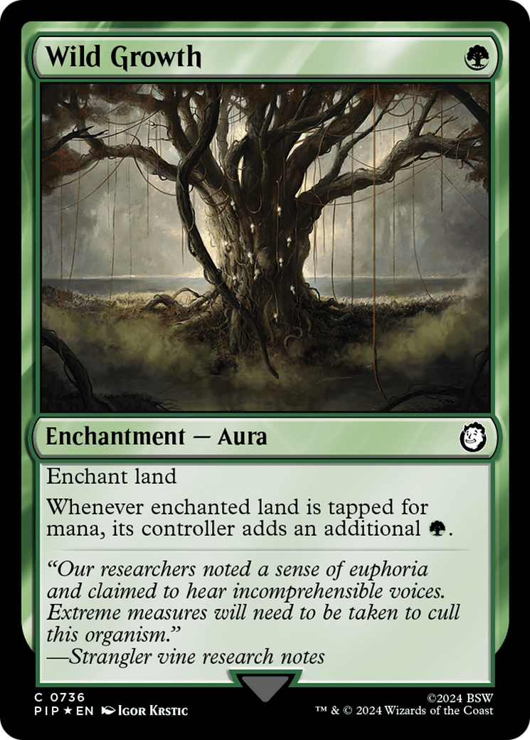 Wild Growth (Surge Foil) [Fallout] | Pegasus Games WI