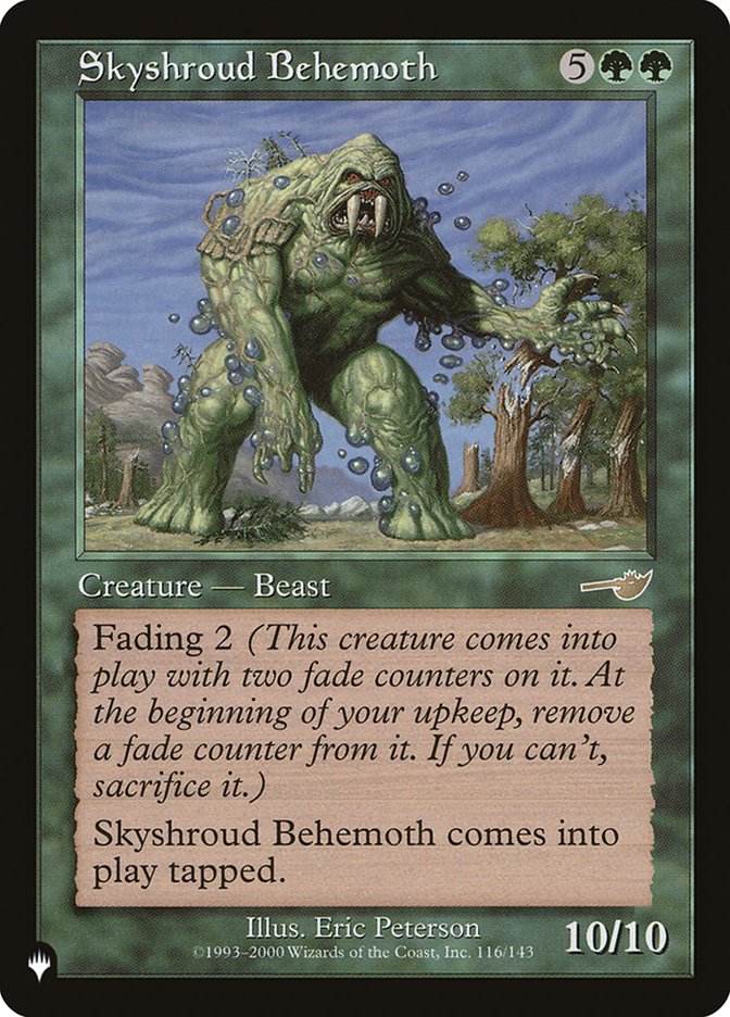Skyshroud Behemoth [The List] | Pegasus Games WI