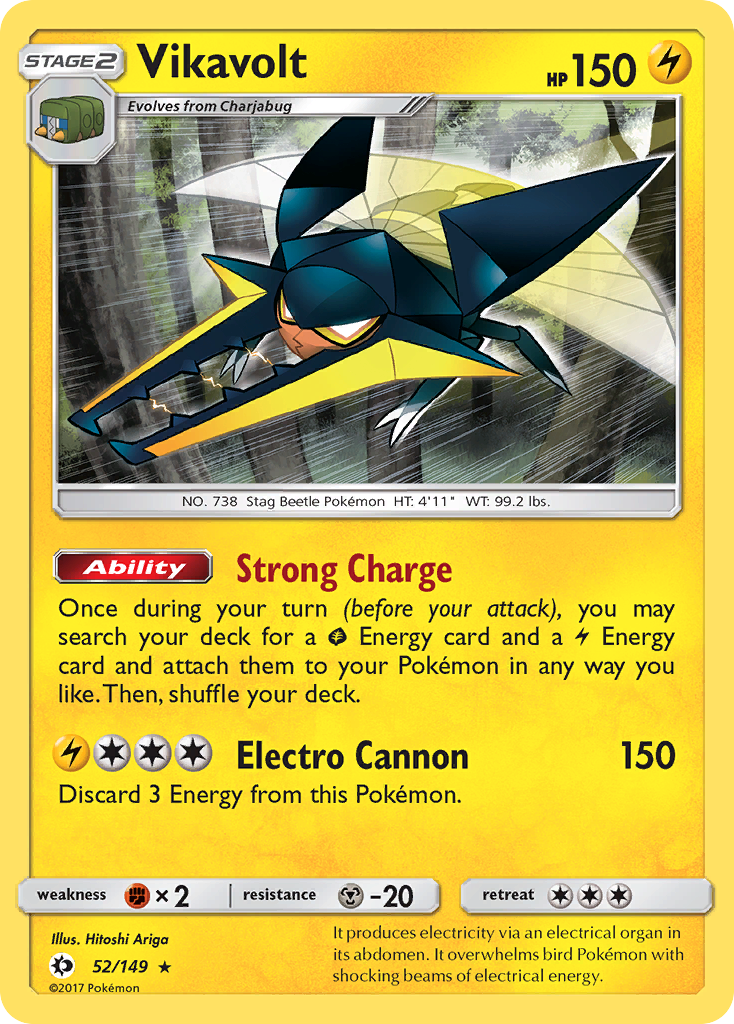 Vikavolt (52/149) [Sun & Moon: Base Set] | Pegasus Games WI