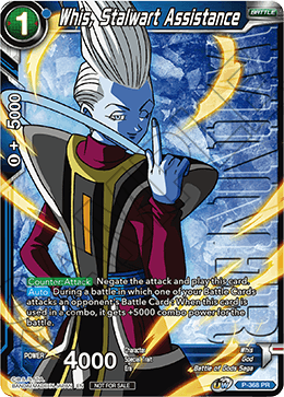 Whis, Stalwart Assistance (Unison Warrior Series Boost Tournament Pack Vol. 7 - Winner) (P-368) [Tournament Promotion Cards] | Pegasus Games WI