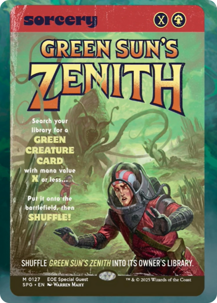Green Sun's Zenith (Showcase) [Edge of Eternities Special Guests] | Pegasus Games WI