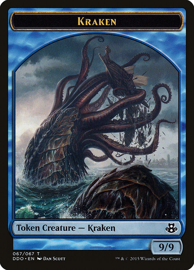 Kraken Token [Duel Decks: Elspeth vs. Kiora] | Pegasus Games WI
