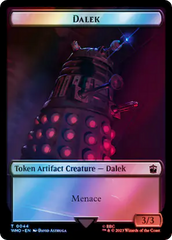 Dalek // Food (0057) Double-Sided Token (Surge Foil) [Doctor Who Tokens] | Pegasus Games WI