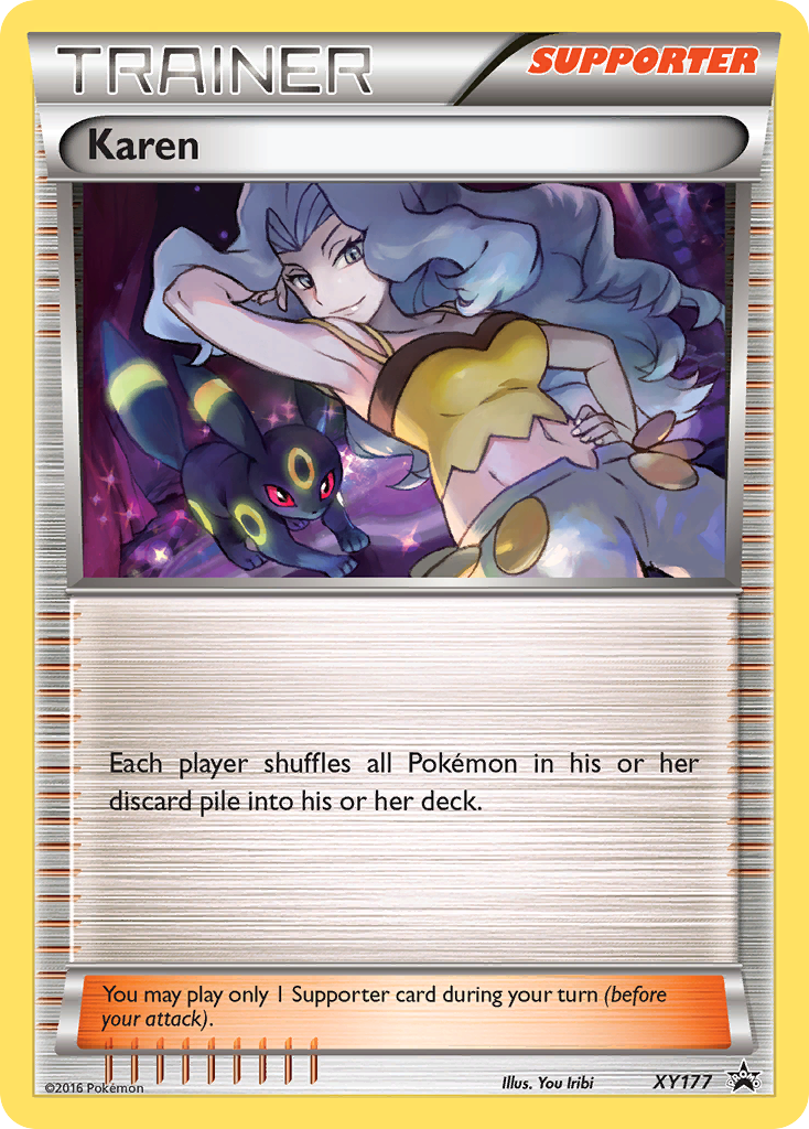 Karen (XY177) [XY: Black Star Promos] | Pegasus Games WI