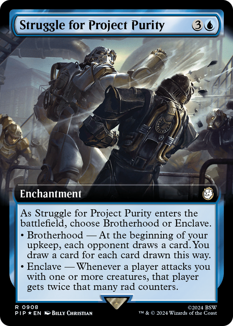 Struggle for Project Purity (Extended Art) (Surge Foil) [Fallout] | Pegasus Games WI