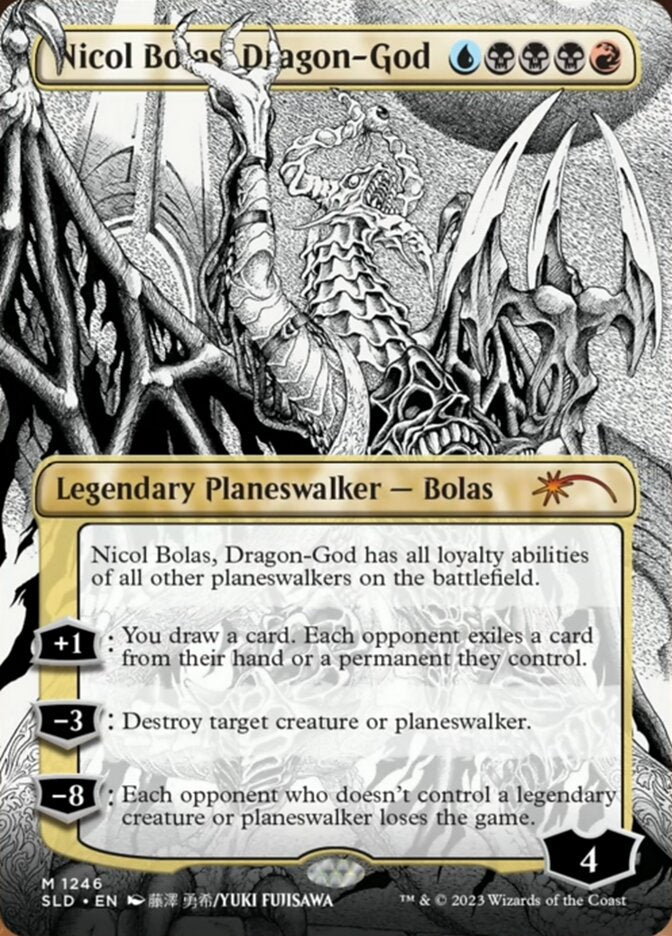 Nicol Bolas, Dragon-God (Borderless) [Secret Lair Drop Series] | Pegasus Games WI