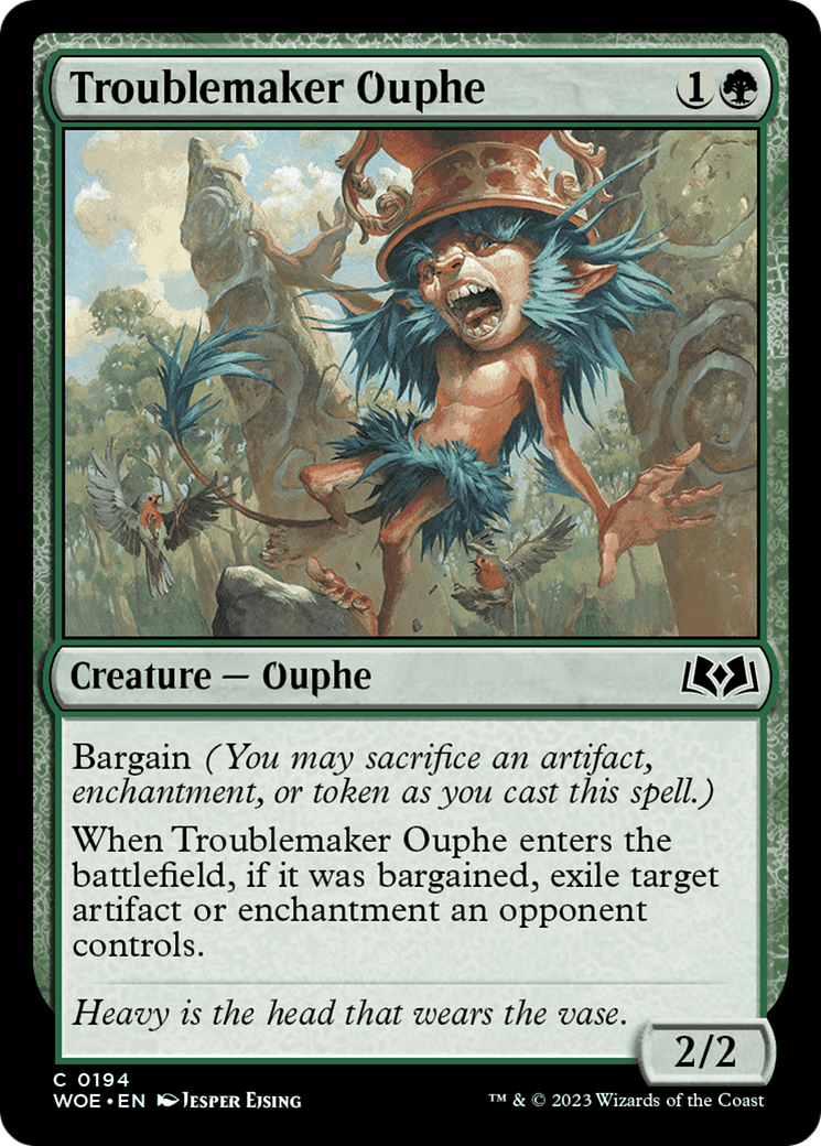 Troublemaker Ouphe [Wilds of Eldraine] | Pegasus Games WI