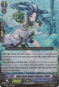 Blue Storm Battle Princess, Theta (G-CB02/010EN) [Commander of the Incessant Waves] | Pegasus Games WI
