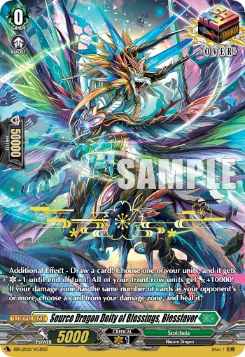 Source Dragon Deity of Blessings, Blessfavor (Hot Stamped) (BSF2021/VGD05) [Bushiroad Event Cards] | Pegasus Games WI