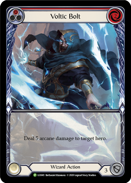 Voltic Bolt (Red) [LGS041] (Promo)  Rainbow Foil | Pegasus Games WI