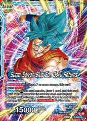 Son Goku // Super Saiyan Blue Son Goku Returns (P-399) [Promotion Cards] | Pegasus Games WI