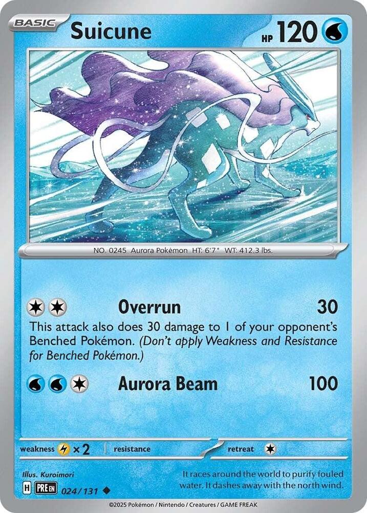 Suicune (024/131) [Scarlet & Violet: Prismatic Evolutions] | Pegasus Games WI