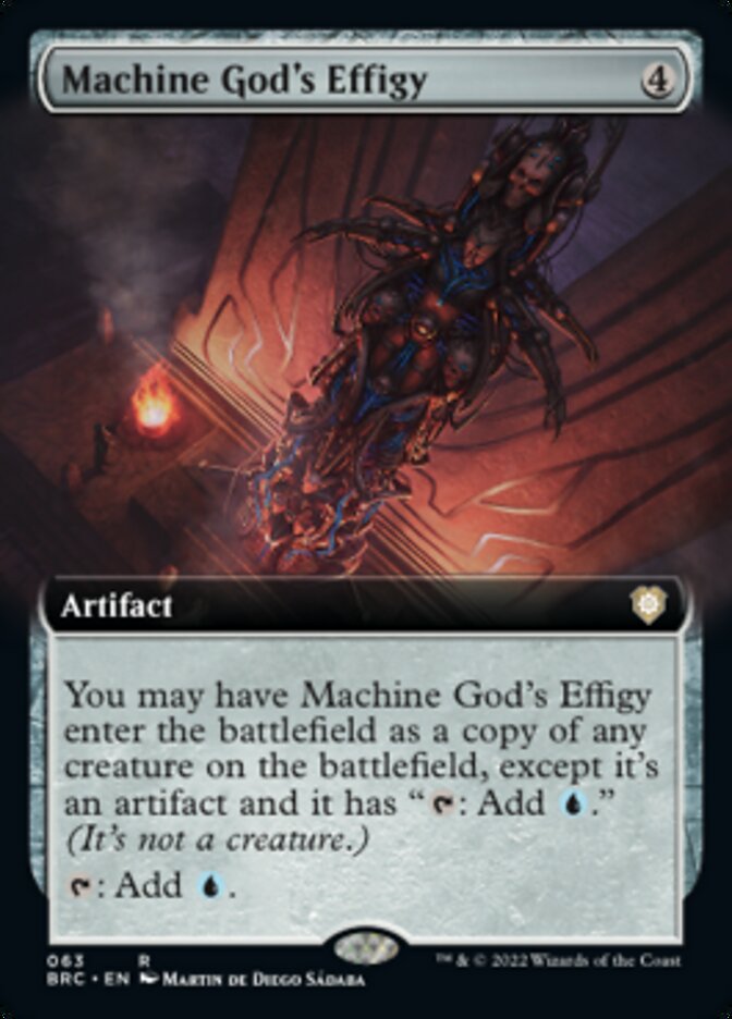 Machine God's Effigy (Extended Art) [The Brothers' War Commander] | Pegasus Games WI