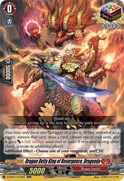 Dragon Deity King of Resurgence, Dragveda (D-BT01/013EN) [Genesis of the Five Greats] | Pegasus Games WI
