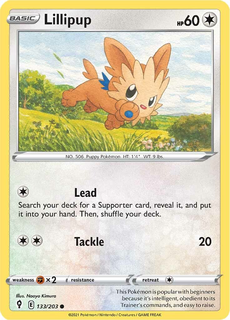 Lillipup (133/203) [Sword & Shield: Evolving Skies] | Pegasus Games WI