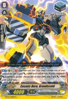 Cosmic Hero, Grandscold (G-BT07/085EN) [Glorious Bravery of Radiant Sword] | Pegasus Games WI