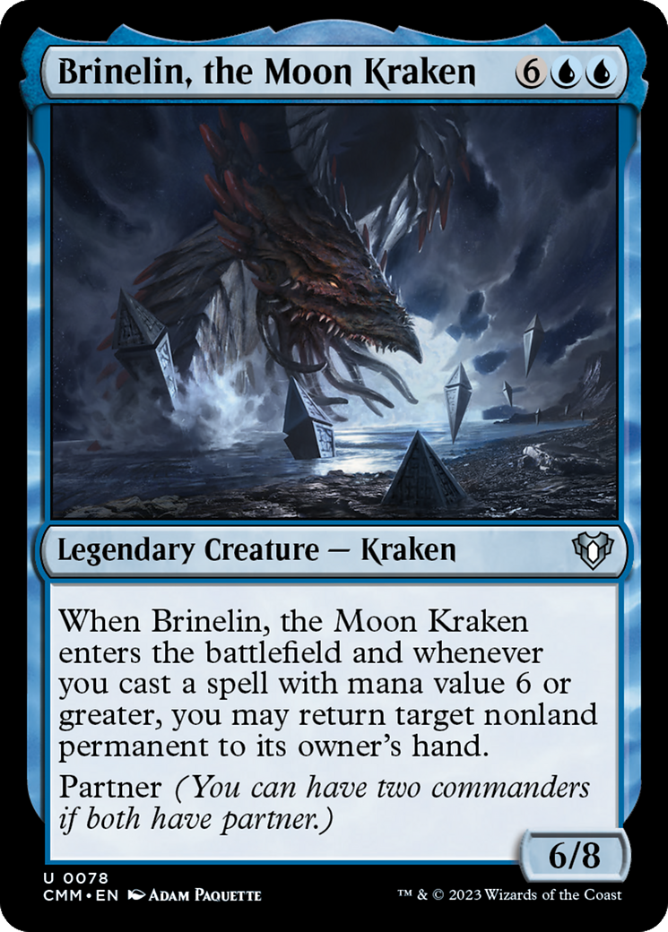 Brinelin, the Moon Kraken [Commander Masters] | Pegasus Games WI