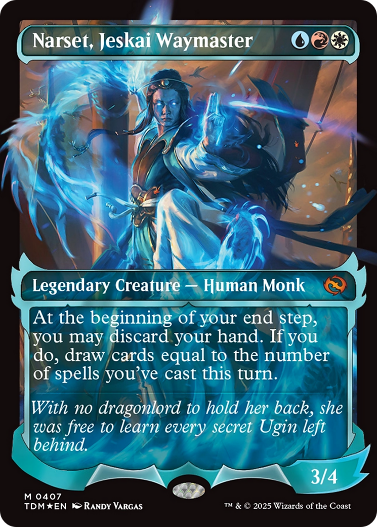 Narset, Jeskai Waymaster (Showcase) [Tarkir: Dragonstorm] | Pegasus Games WI
