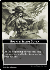 Bounty: Sleepy Sovka // Bounty Rules Double-Sided Token [Outlaws of Thunder Junction Commander Tokens] | Pegasus Games WI