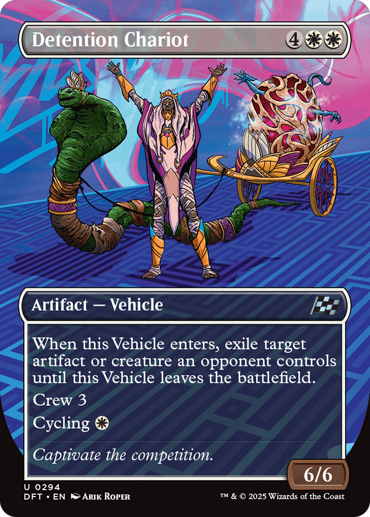 Detention Chariot (Borderless) [Aetherdrift] | Pegasus Games WI