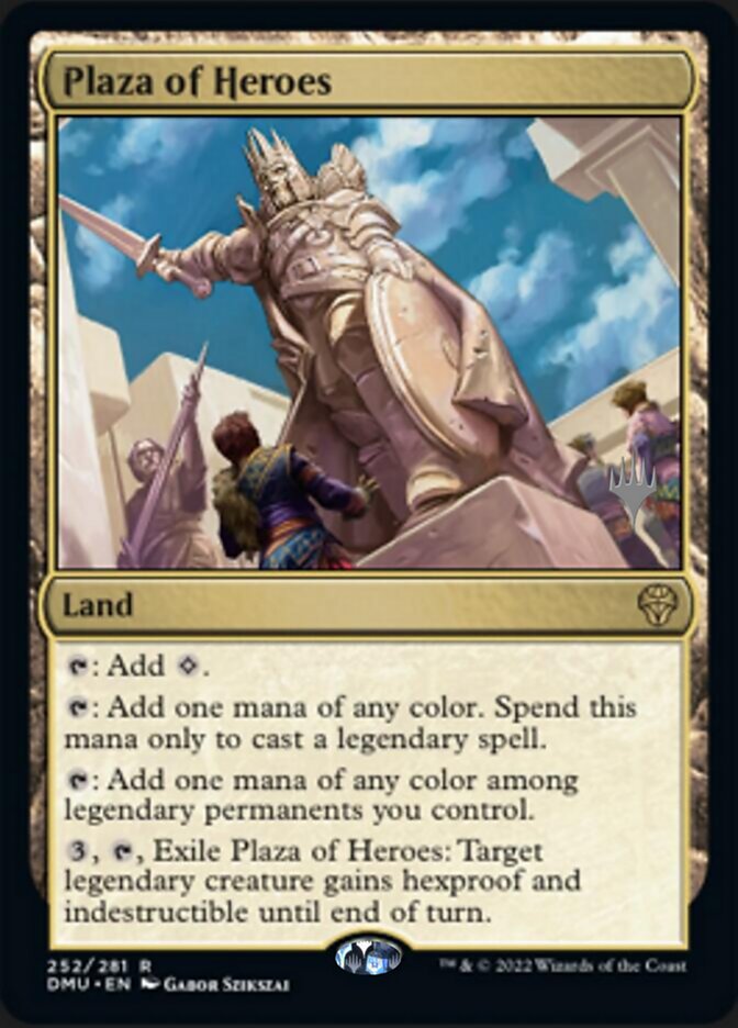 Plaza of Heroes (Promo Pack) [Dominaria United Promos] | Pegasus Games WI