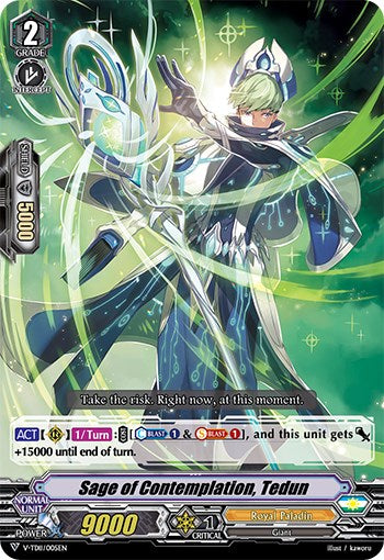 Sage of Contemplation, Tedun (Parallel Foil) (V-TD11/005EN) [Altmile] | Pegasus Games WI