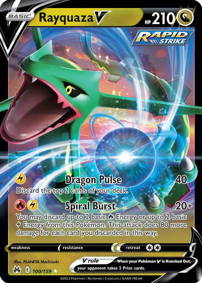 Rayquaza V 100/159 (Jumbo Card) [Sword & Shield: Evolving Skies] | Pegasus Games WI